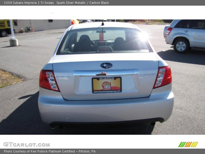 Spark Silver Metallic / Carbon Black 2009 Subaru Impreza 2.5i Sedan