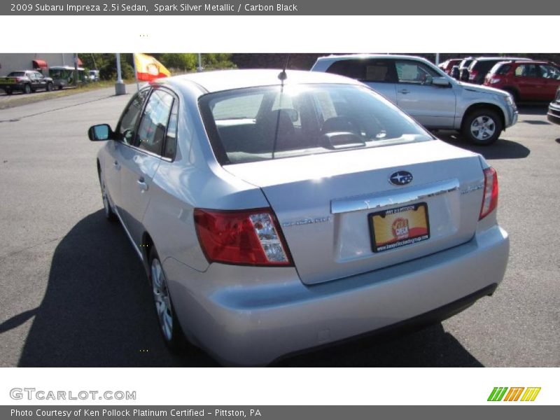 Spark Silver Metallic / Carbon Black 2009 Subaru Impreza 2.5i Sedan