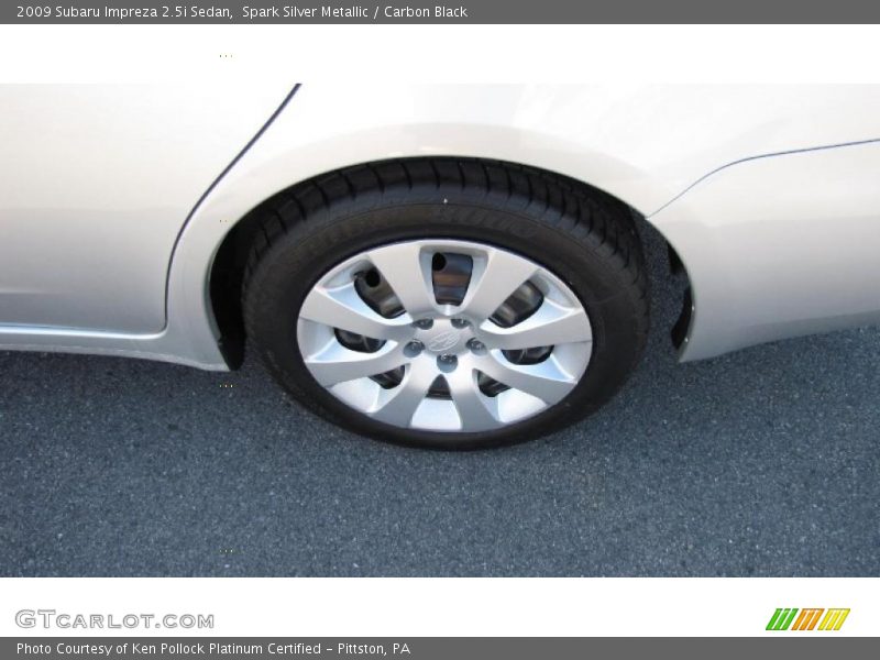 Spark Silver Metallic / Carbon Black 2009 Subaru Impreza 2.5i Sedan