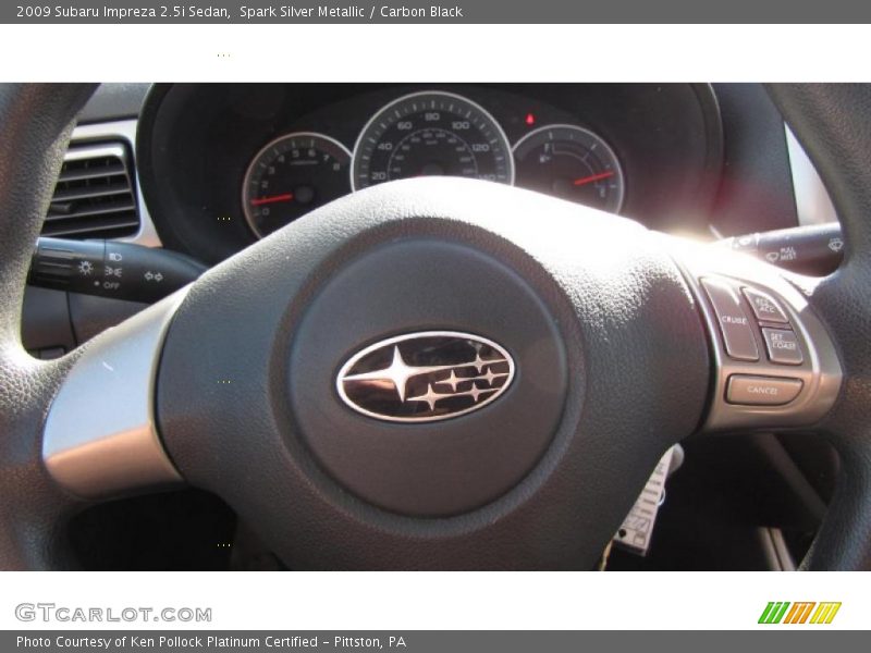 Spark Silver Metallic / Carbon Black 2009 Subaru Impreza 2.5i Sedan
