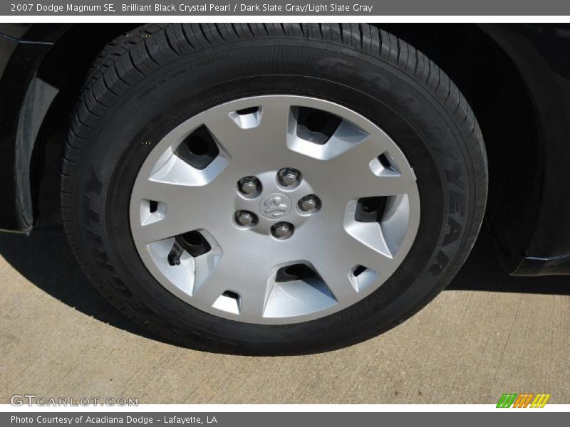 Brilliant Black Crystal Pearl / Dark Slate Gray/Light Slate Gray 2007 Dodge Magnum SE