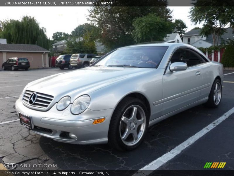 Brilliant Silver Metallic / Charcoal 2000 Mercedes-Benz CL 500