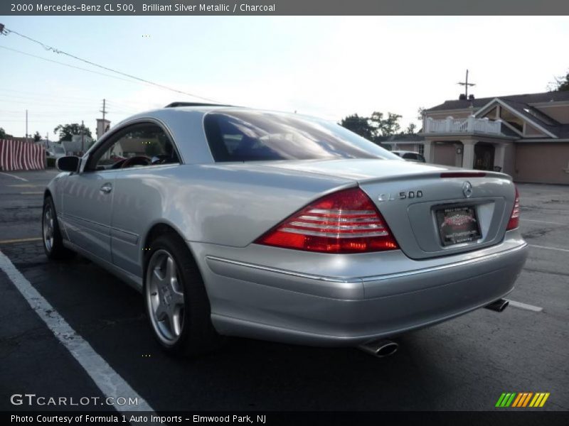 Brilliant Silver Metallic / Charcoal 2000 Mercedes-Benz CL 500