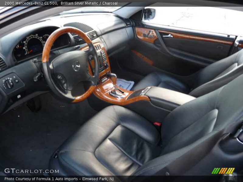 Brilliant Silver Metallic / Charcoal 2000 Mercedes-Benz CL 500