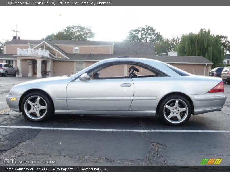 Brilliant Silver Metallic / Charcoal 2000 Mercedes-Benz CL 500
