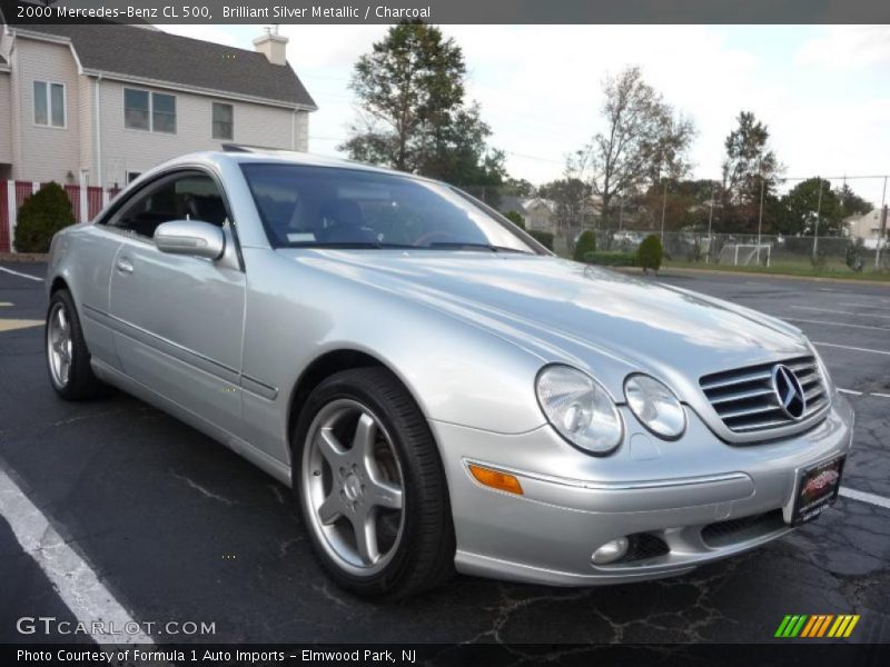 Brilliant Silver Metallic / Charcoal 2000 Mercedes-Benz CL 500