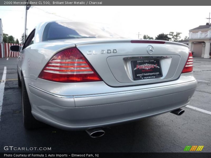 Brilliant Silver Metallic / Charcoal 2000 Mercedes-Benz CL 500