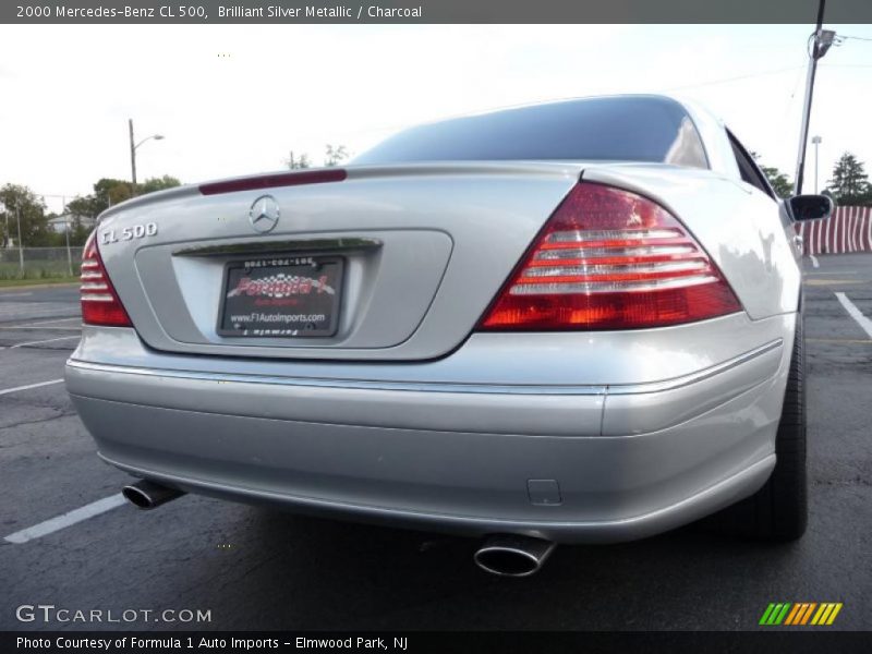 Brilliant Silver Metallic / Charcoal 2000 Mercedes-Benz CL 500