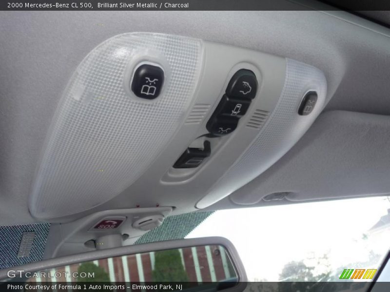Brilliant Silver Metallic / Charcoal 2000 Mercedes-Benz CL 500