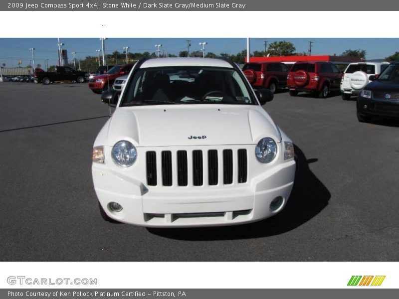 Stone White / Dark Slate Gray/Medium Slate Gray 2009 Jeep Compass Sport 4x4
