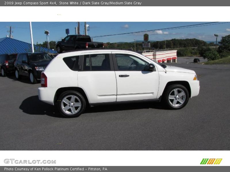 Stone White / Dark Slate Gray/Medium Slate Gray 2009 Jeep Compass Sport 4x4
