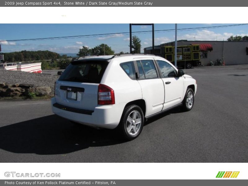 Stone White / Dark Slate Gray/Medium Slate Gray 2009 Jeep Compass Sport 4x4