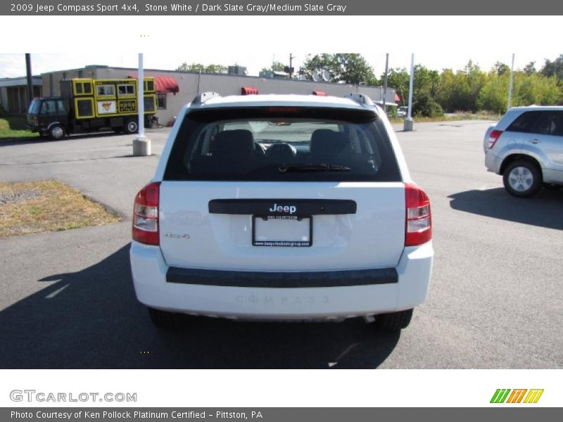 Stone White / Dark Slate Gray/Medium Slate Gray 2009 Jeep Compass Sport 4x4