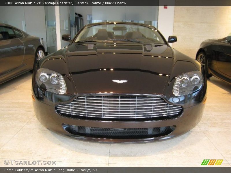 Berwick Bronze / Black Cherry 2008 Aston Martin V8 Vantage Roadster