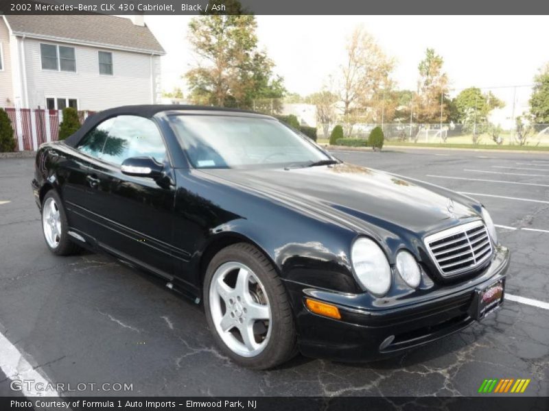 Black / Ash 2002 Mercedes-Benz CLK 430 Cabriolet