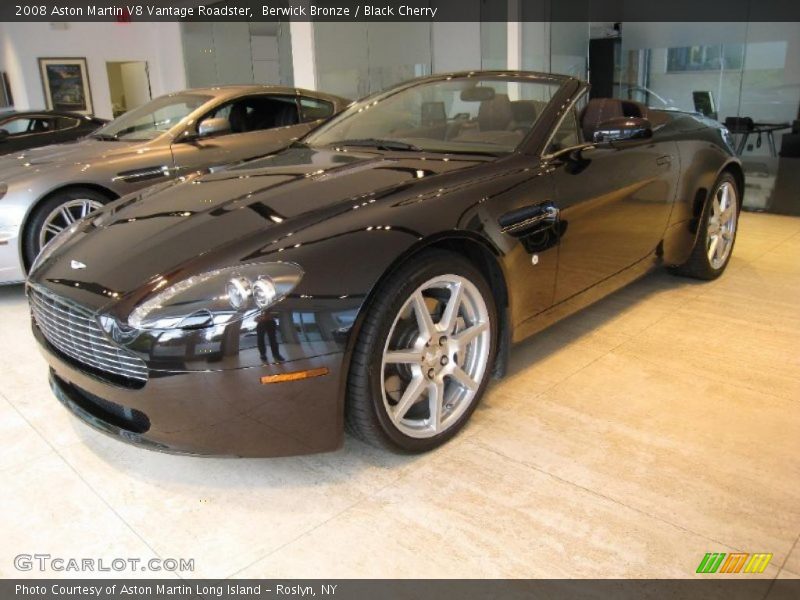Berwick Bronze / Black Cherry 2008 Aston Martin V8 Vantage Roadster