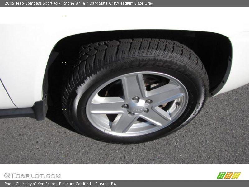 Stone White / Dark Slate Gray/Medium Slate Gray 2009 Jeep Compass Sport 4x4