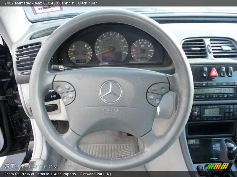 Black / Ash 2002 Mercedes-Benz CLK 430 Cabriolet
