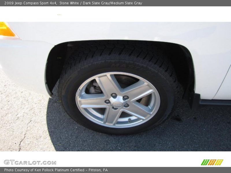 Stone White / Dark Slate Gray/Medium Slate Gray 2009 Jeep Compass Sport 4x4
