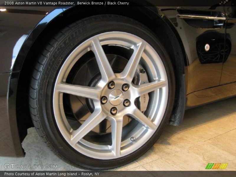 Berwick Bronze / Black Cherry 2008 Aston Martin V8 Vantage Roadster