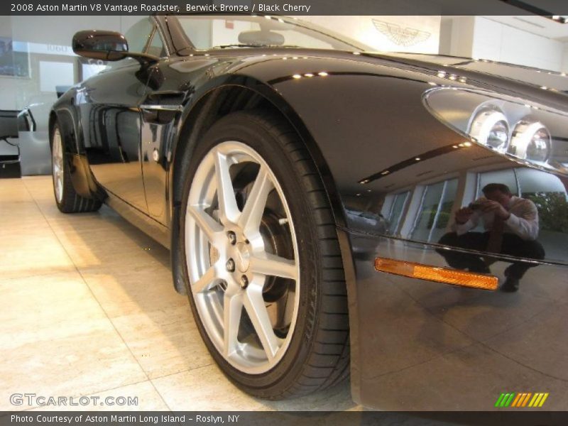 Berwick Bronze / Black Cherry 2008 Aston Martin V8 Vantage Roadster