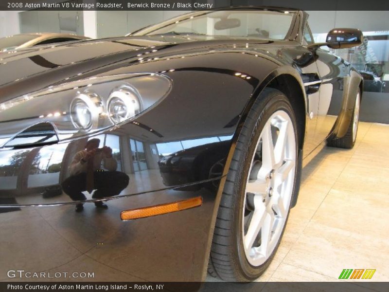 Berwick Bronze / Black Cherry 2008 Aston Martin V8 Vantage Roadster
