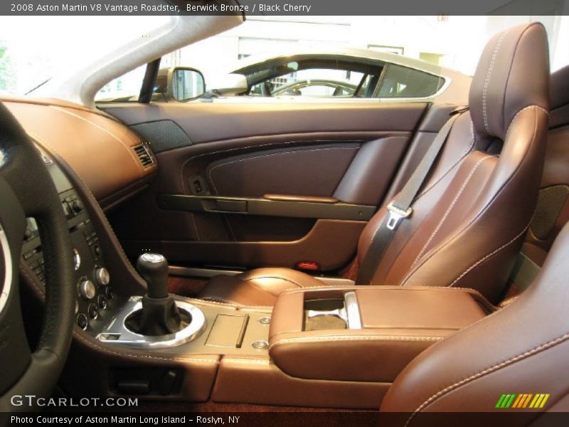 Berwick Bronze / Black Cherry 2008 Aston Martin V8 Vantage Roadster