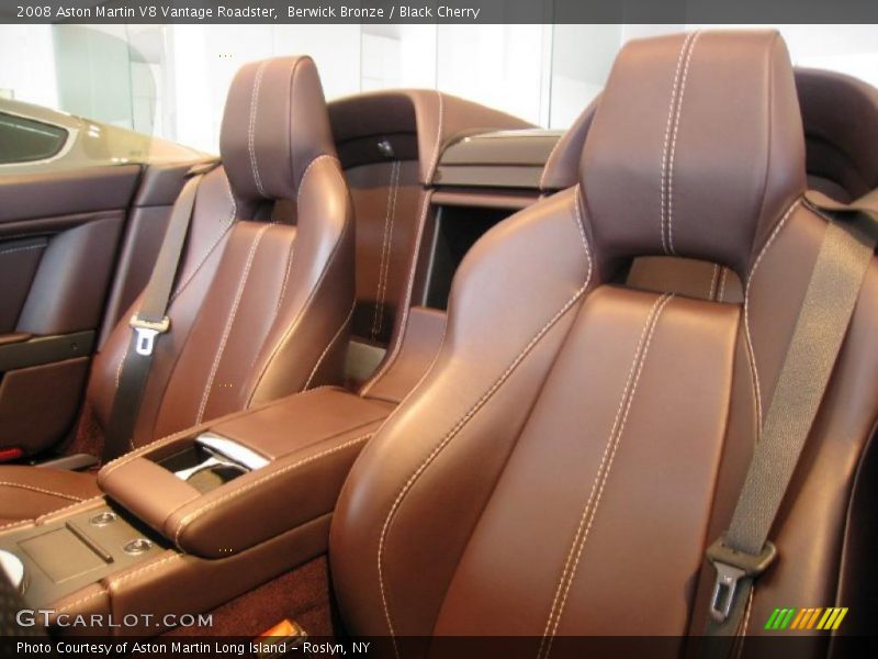 Berwick Bronze / Black Cherry 2008 Aston Martin V8 Vantage Roadster