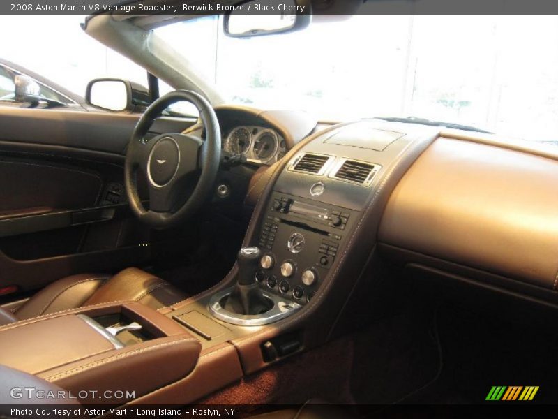 Berwick Bronze / Black Cherry 2008 Aston Martin V8 Vantage Roadster