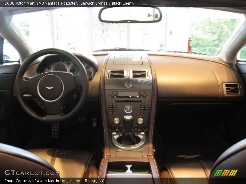 Berwick Bronze / Black Cherry 2008 Aston Martin V8 Vantage Roadster