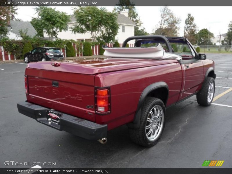  1989 Dakota Sport Convertible 4x4 Red