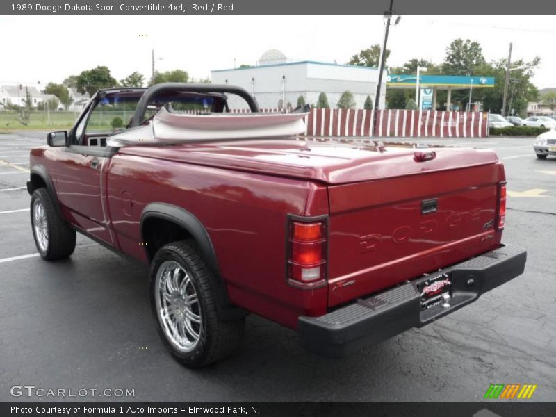  1989 Dakota Sport Convertible 4x4 Red