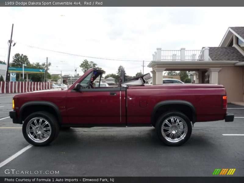  1989 Dakota Sport Convertible 4x4 Red