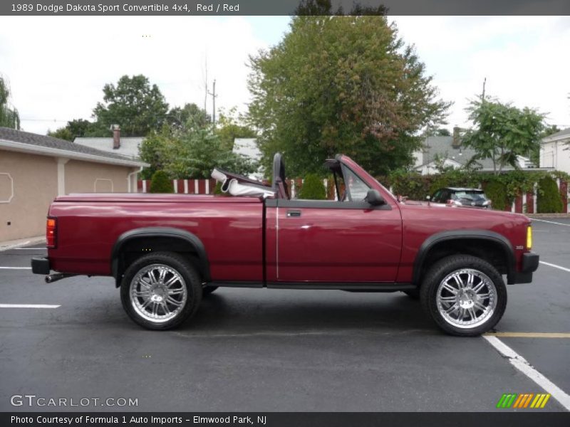  1989 Dakota Sport Convertible 4x4 Red