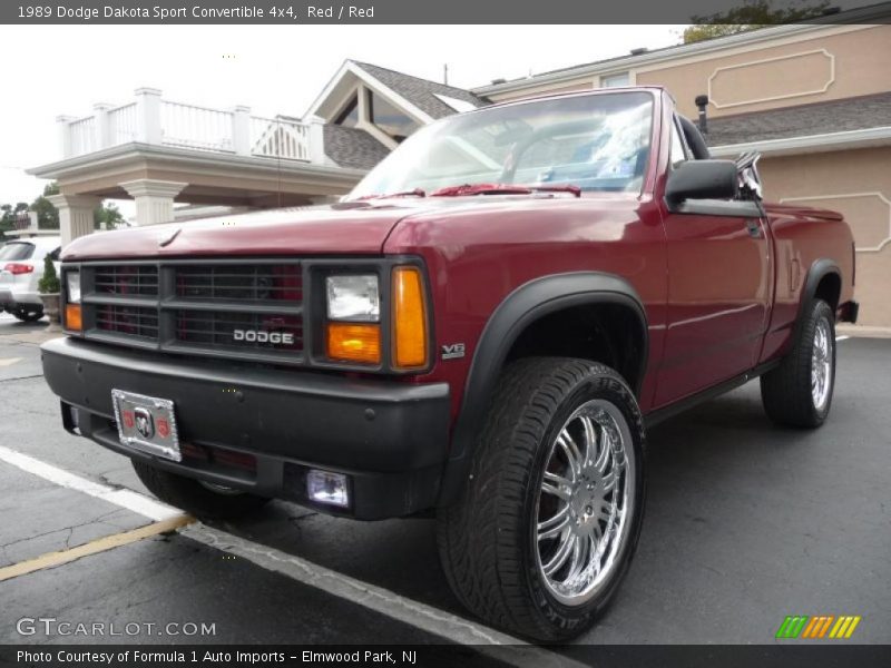  1989 Dakota Sport Convertible 4x4 Red