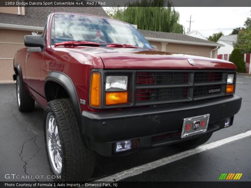  1989 Dakota Sport Convertible 4x4 Red