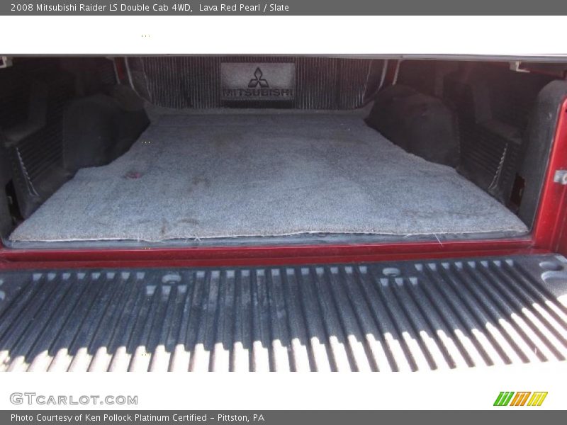 Lava Red Pearl / Slate 2008 Mitsubishi Raider LS Double Cab 4WD
