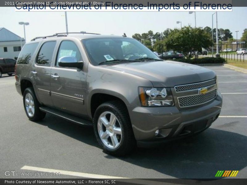 Mocha Steel Metallic / Ebony 2011 Chevrolet Tahoe LS