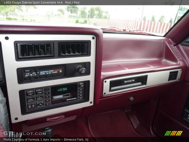 Controls of 1989 Dakota Sport Convertible 4x4