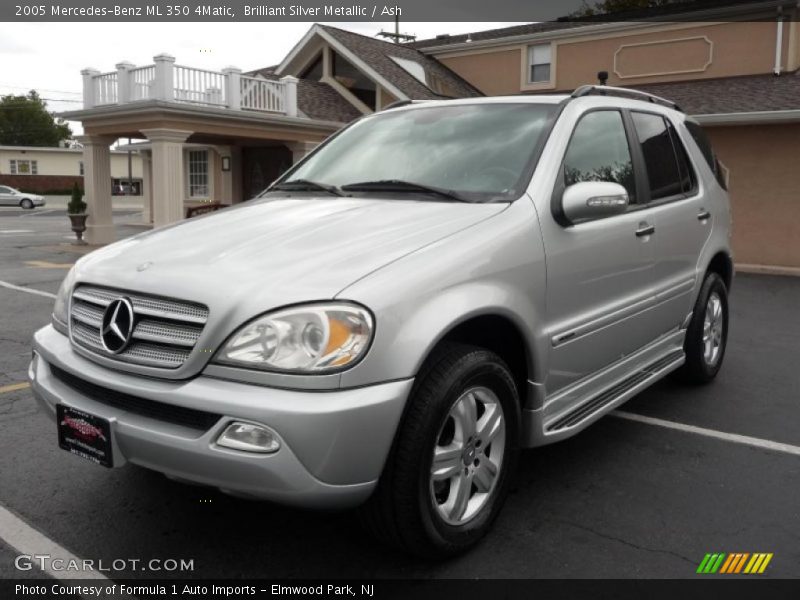Brilliant Silver Metallic / Ash 2005 Mercedes-Benz ML 350 4Matic