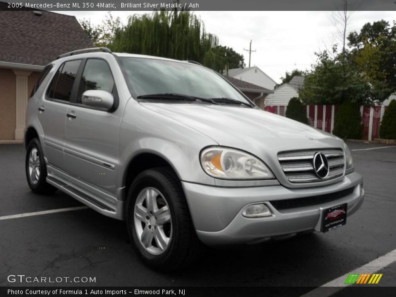 Brilliant Silver Metallic / Ash 2005 Mercedes-Benz ML 350 4Matic