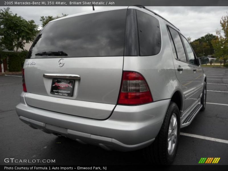 Brilliant Silver Metallic / Ash 2005 Mercedes-Benz ML 350 4Matic