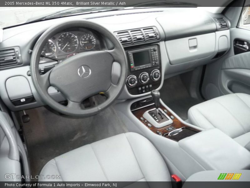 Brilliant Silver Metallic / Ash 2005 Mercedes-Benz ML 350 4Matic