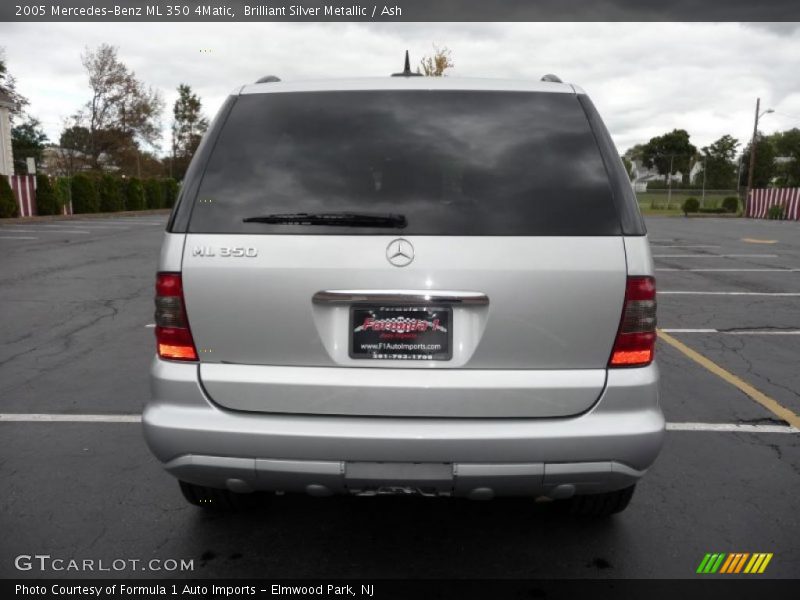 Brilliant Silver Metallic / Ash 2005 Mercedes-Benz ML 350 4Matic