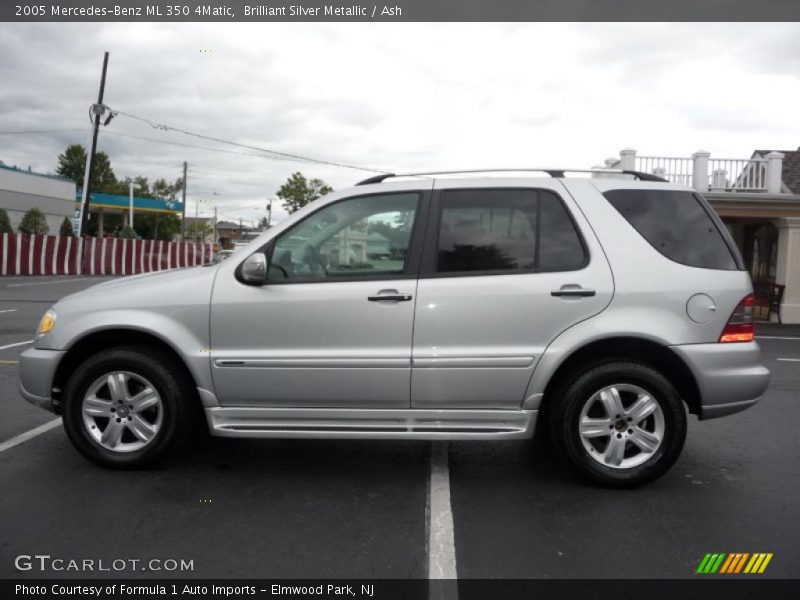 Brilliant Silver Metallic / Ash 2005 Mercedes-Benz ML 350 4Matic