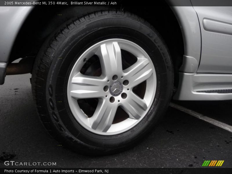 Brilliant Silver Metallic / Ash 2005 Mercedes-Benz ML 350 4Matic