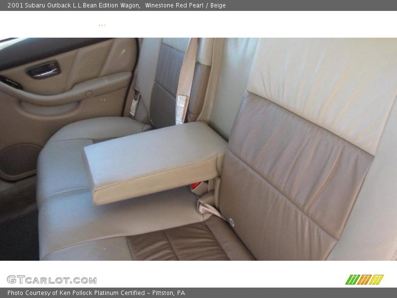 Winestone Red Pearl / Beige 2001 Subaru Outback L.L.Bean Edition Wagon