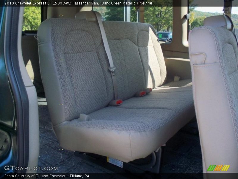 Dark Green Metallic / Neutral 2010 Chevrolet Express LT 1500 AWD Passenger Van