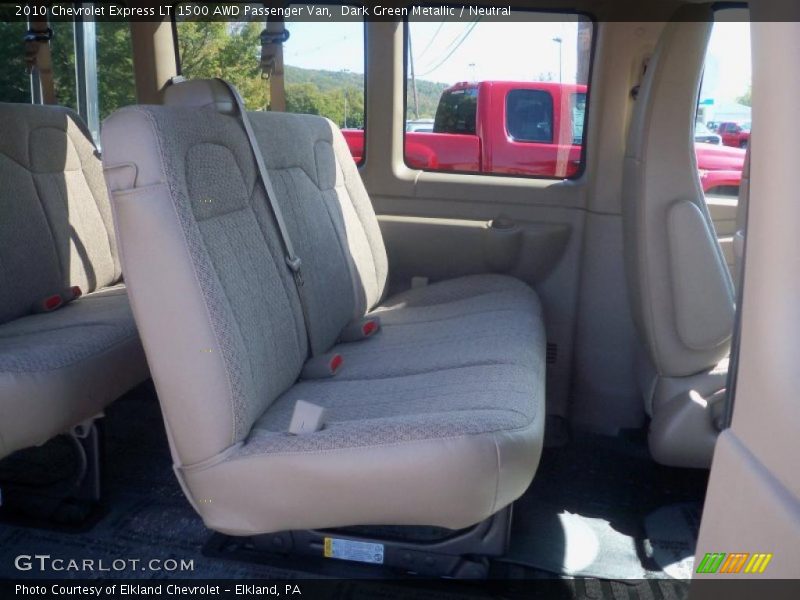 Dark Green Metallic / Neutral 2010 Chevrolet Express LT 1500 AWD Passenger Van