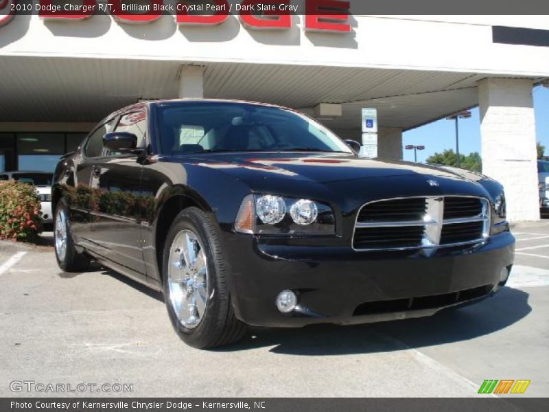 Brilliant Black Crystal Pearl / Dark Slate Gray 2010 Dodge Charger R/T